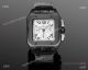 AAA Swiss Copy Cartier Santos de Chronograph Auto Watches Black-Silver Watch (2)_th.jpg